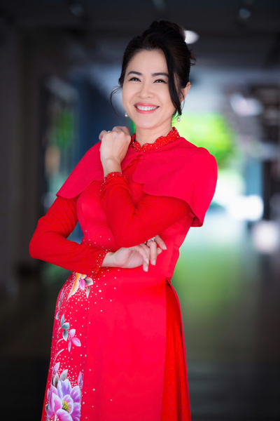 MC Quỳnh Hoa. (Ảnh do nhân vật cung cấp) MC Quỳnh Hoa. (Ảnh do nhân vật cung cấp)