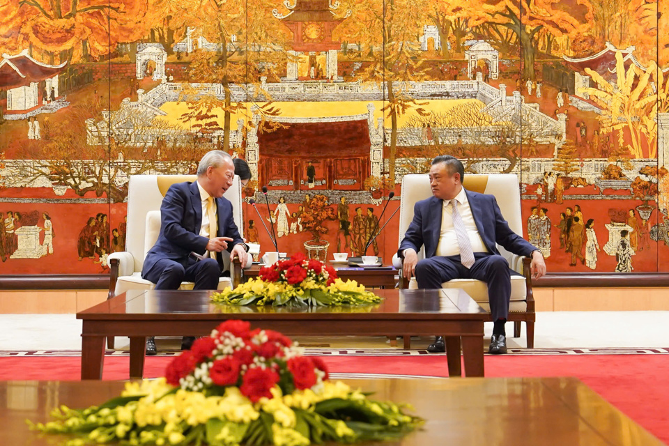 Buổi gặp diễn ra trong không khí cởi mở và thân thiện.