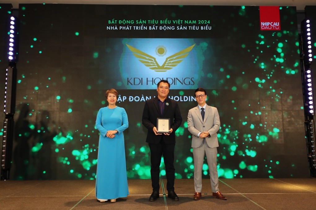 KDI Holdings nhận giải thưởng Nhà phát triển bất động sản tiêu biểu 2024 - 1 KDI Holdings nhận giải thưởng Nhà phát triển bất động sản tiêu biểu 2024 - 1