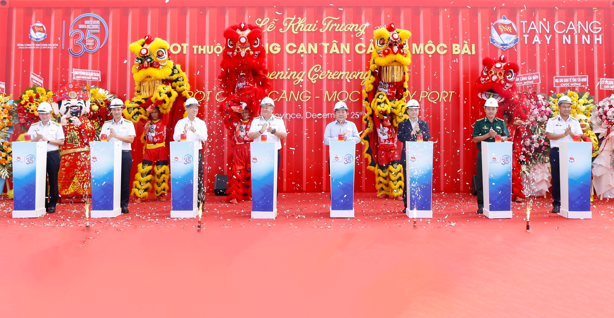 Khai trương cảng cạn tại khu vực cửa khẩu quốc tế Mộc Bài- Ảnh 2. Khai trương cảng cạn tại khu vực cửa khẩu quốc tế Mộc Bài- Ảnh 2.