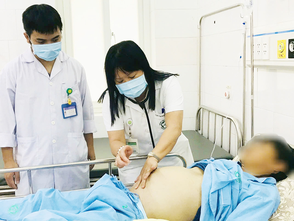 Bệnh nhân điều trị nội trú tại Bệnh viện Bạch Mai.