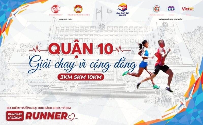 Giải chạy bộ Quận 10: Những tấm lòng nhân ái, sẻ chia vì cộng đồng- Ảnh 1. Giải chạy bộ Quận 10: Những tấm lòng nhân ái, sẻ chia vì cộng đồng- Ảnh 1.