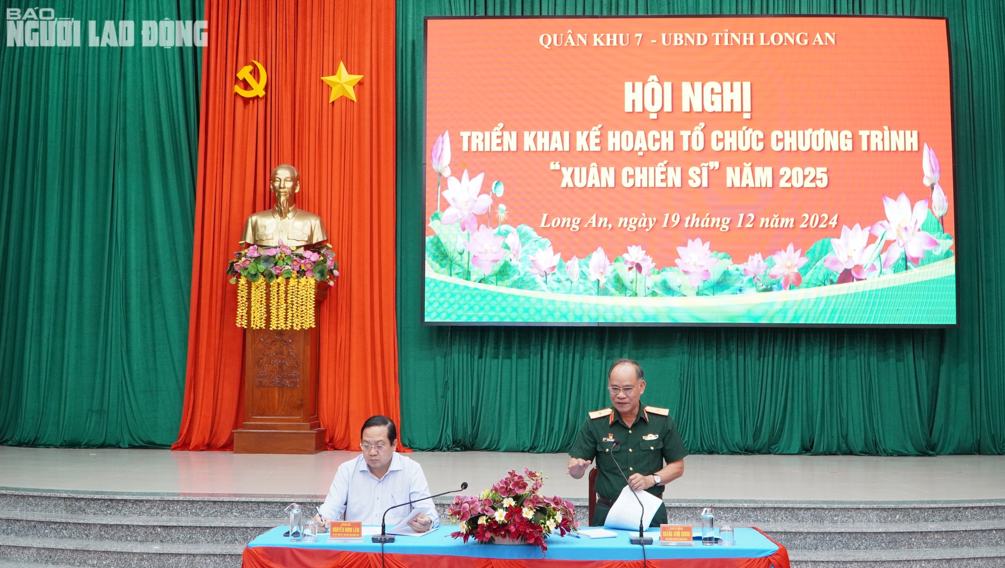 Quân khu 7 thực hiện 100 mâm cơm Tết quân dân tại Long An- Ảnh 1. Quân khu 7 thực hiện 100 mâm cơm Tết quân dân tại Long An- Ảnh 1.