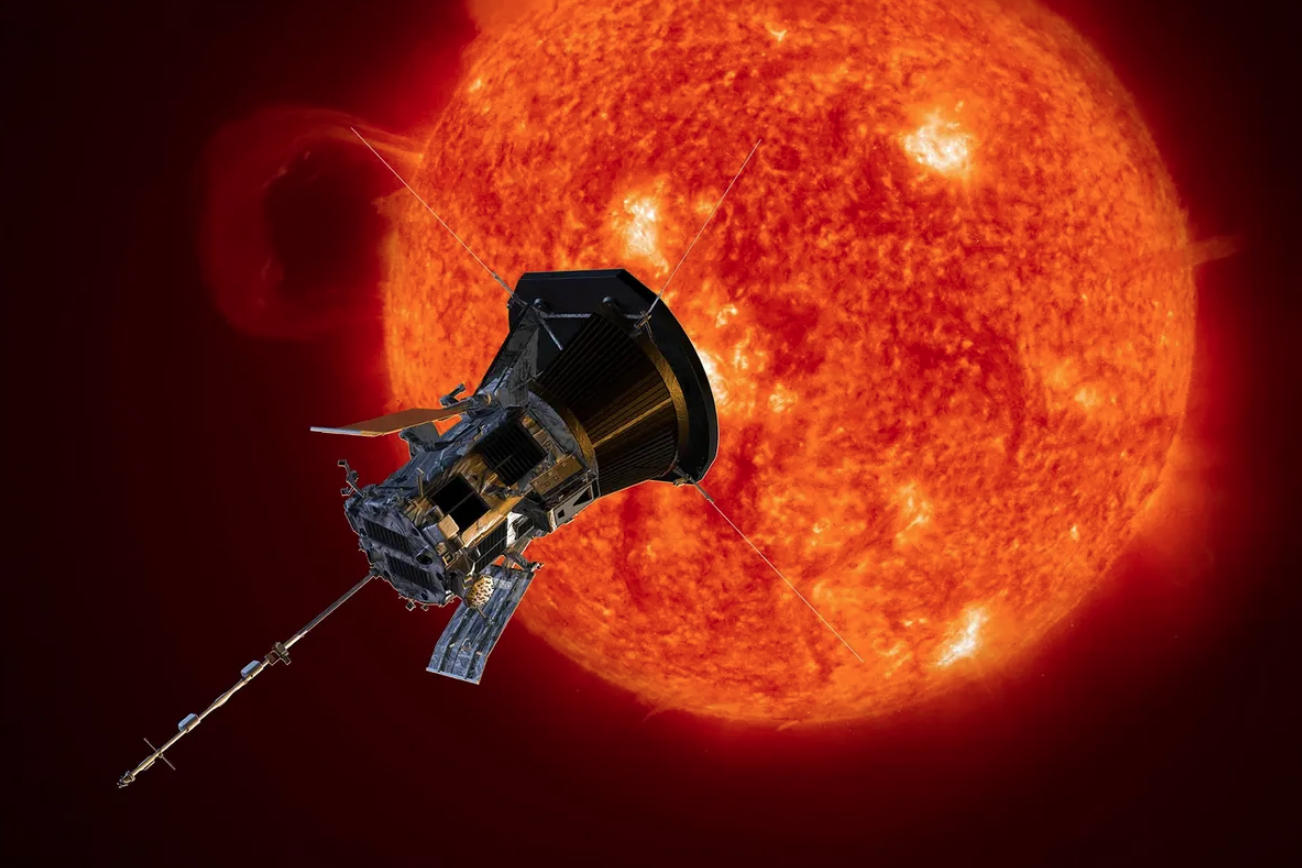 Tàu vũ trụ NASA chạm vào khí quyển mặt trời- Ảnh 1. Tàu vũ trụ NASA chạm vào khí quyển mặt trời- Ảnh 1.