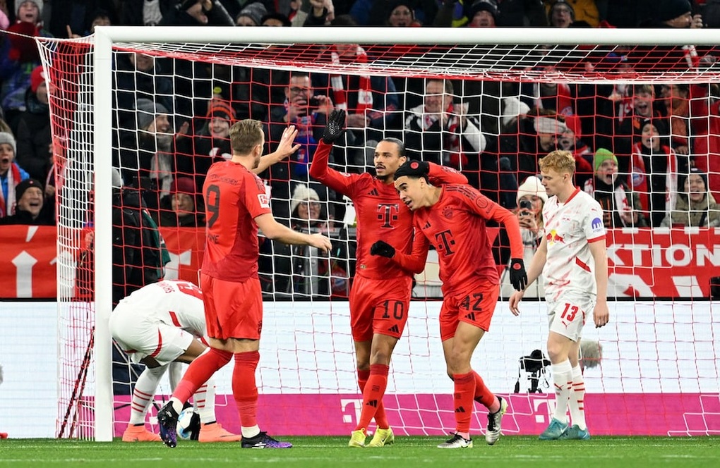 Thắng đậm Leipzig, Bayern Munich khép lại năm 2024 hoàn hảo - 1 Thắng đậm Leipzig, Bayern Munich khép lại năm 2024 hoàn hảo - 1