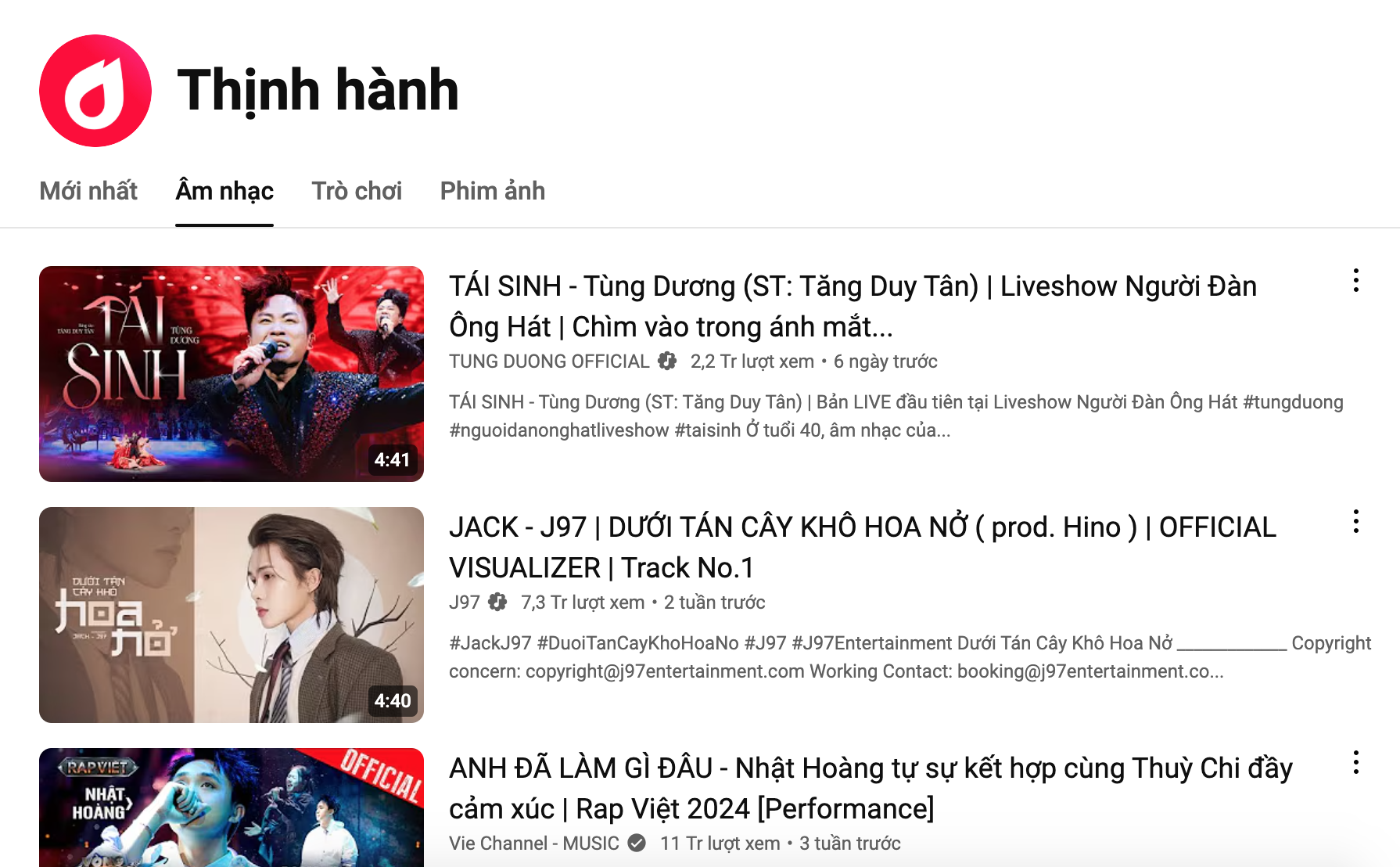 Tùng Dương nói gì khi Tùng Dương nói gì khi