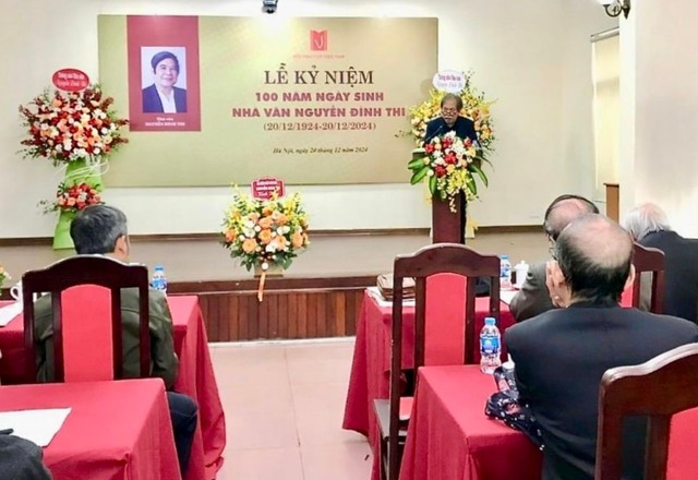 Tưởng nhớ và tôn vinh nhà văn Nguyễn Đình Thi - Ảnh 1. Tưởng nhớ và tôn vinh nhà văn Nguyễn Đình Thi - Ảnh 1.