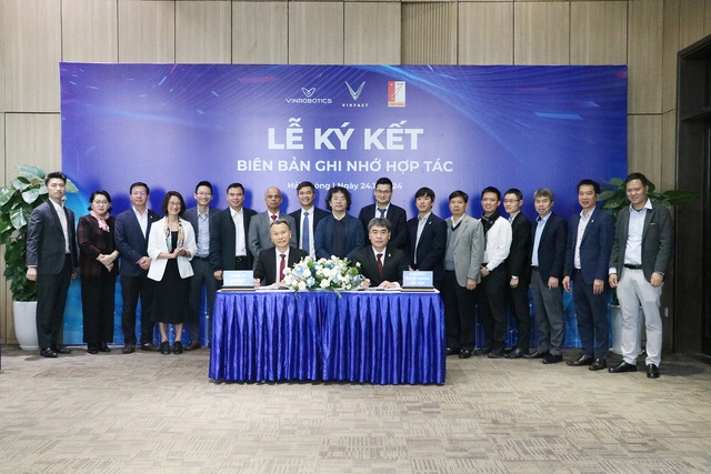 VinFast, VinRobotics hợp tác thúc đẩy đào tạo và nghiên cứu khoa học với Đại học Bách Khoa Hà Nội - Ảnh 1. VinFast, VinRobotics hợp tác thúc đẩy đào tạo và nghiên cứu khoa học với Đại học Bách Khoa Hà Nội - Ảnh 1.