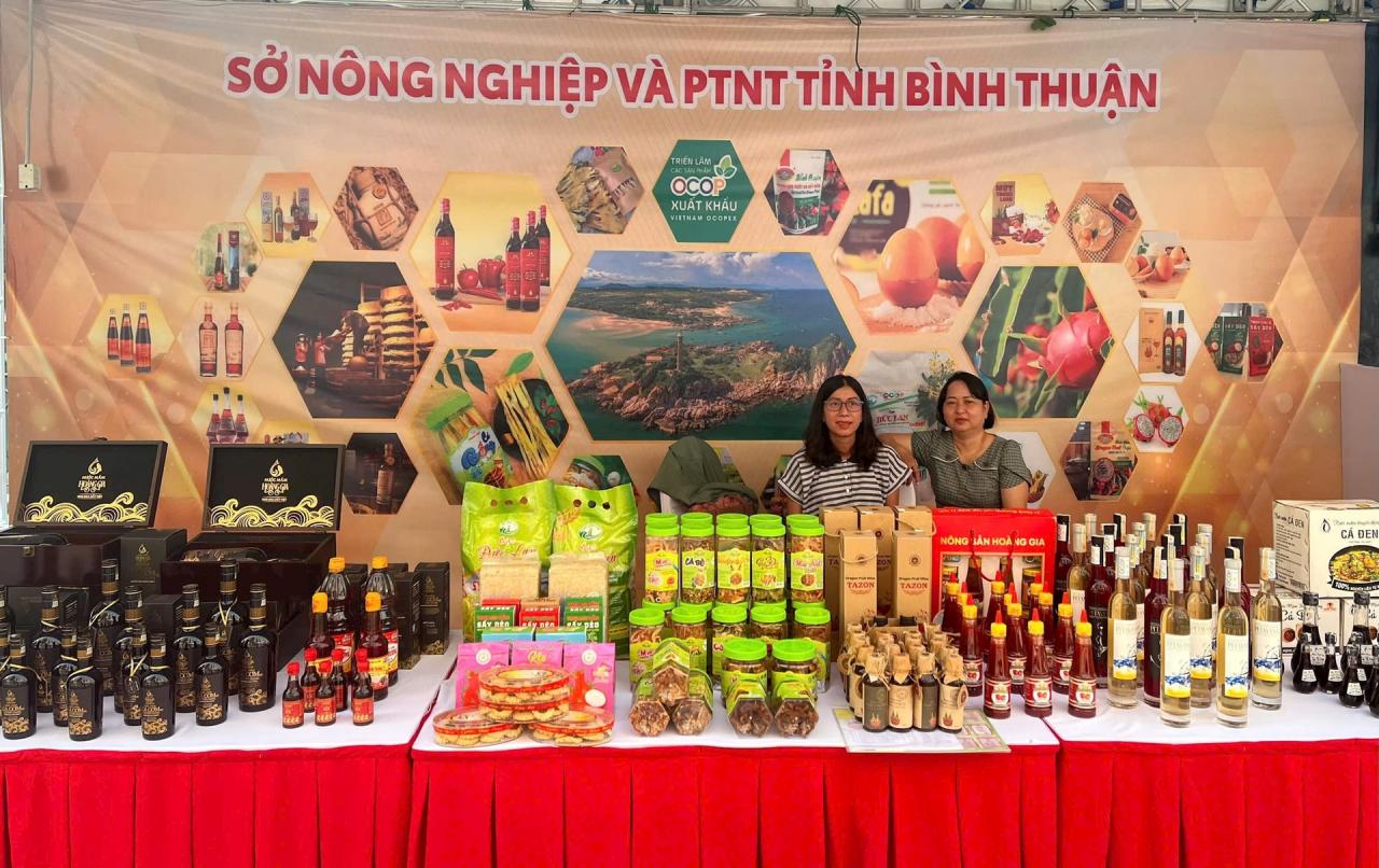 Bình Thuận trưng bày sản phẩm OCOP tại Triển lãm sản phẩm OCOP xuất khẩu - Vietnam.vn Bình Thuận trưng bày sản phẩm OCOP tại Triển lãm sản phẩm OCOP xuất khẩu