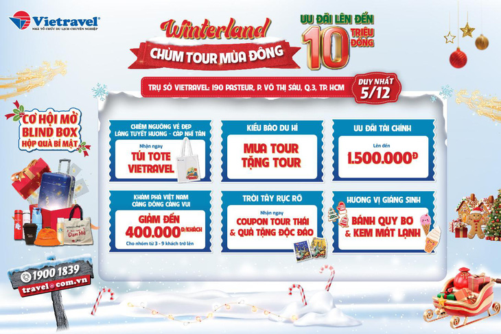 Chuyến du hành mùa đông với hàng loạt ưu đãi từ Vietravel - Vietnam.vn Chuyến du hành mùa đông với hàng loạt ưu đãi từ Vietravel