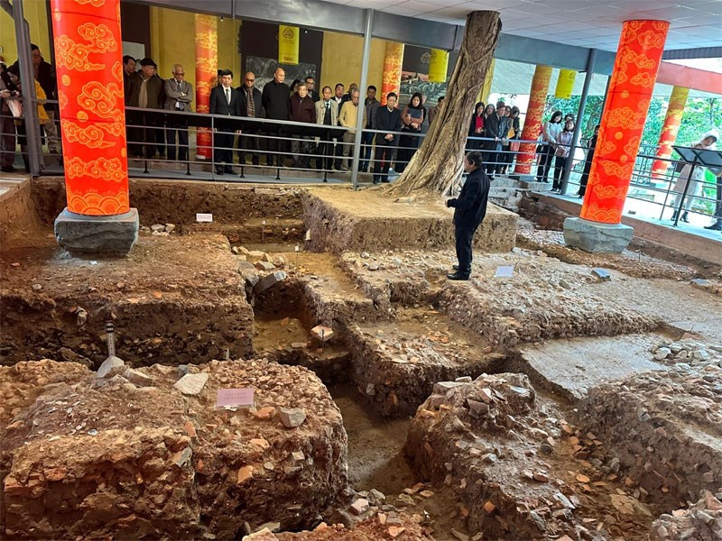 Phát lộ hệ thống di tích, di vật các thời kỳ ở Hoàng thành Thăng Long