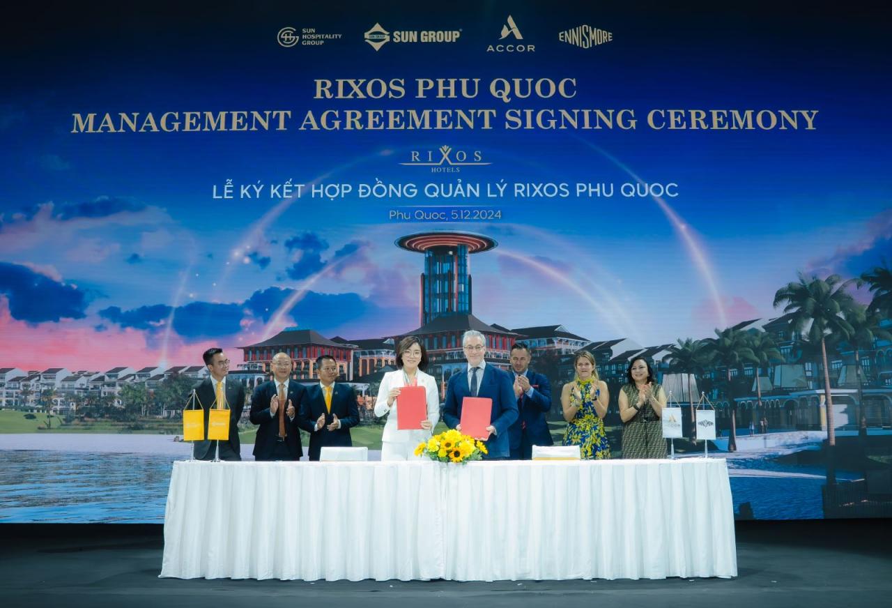 Rixos đặt chân đến Phú Quốc, lần đầu tiên mang khái niệm - Vietnam.vn'Khu nghỉ dưỡng trọn gói sang trọng' tới Đông Nam Á Rixos đặt chân đến Phú Quốc, lần đầu tiên mang khái niệm 'Khu nghỉ dưỡng trọn gói sang trọng' tới Đông Nam Á