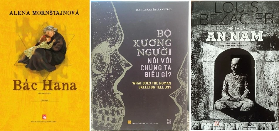 Một số tác phẩm dự giải thưởng năm nay. (Ảnh: NXB) sachhana.jpg
