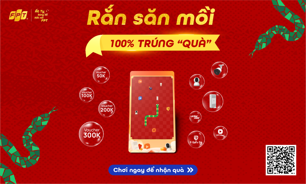 Săn rắn vàng 9999 cùng FPT trong loạt trò chơi hấp dẫn - 2 Săn rắn vàng 9999 cùng FPT trong loạt trò chơi hấp dẫn - 2