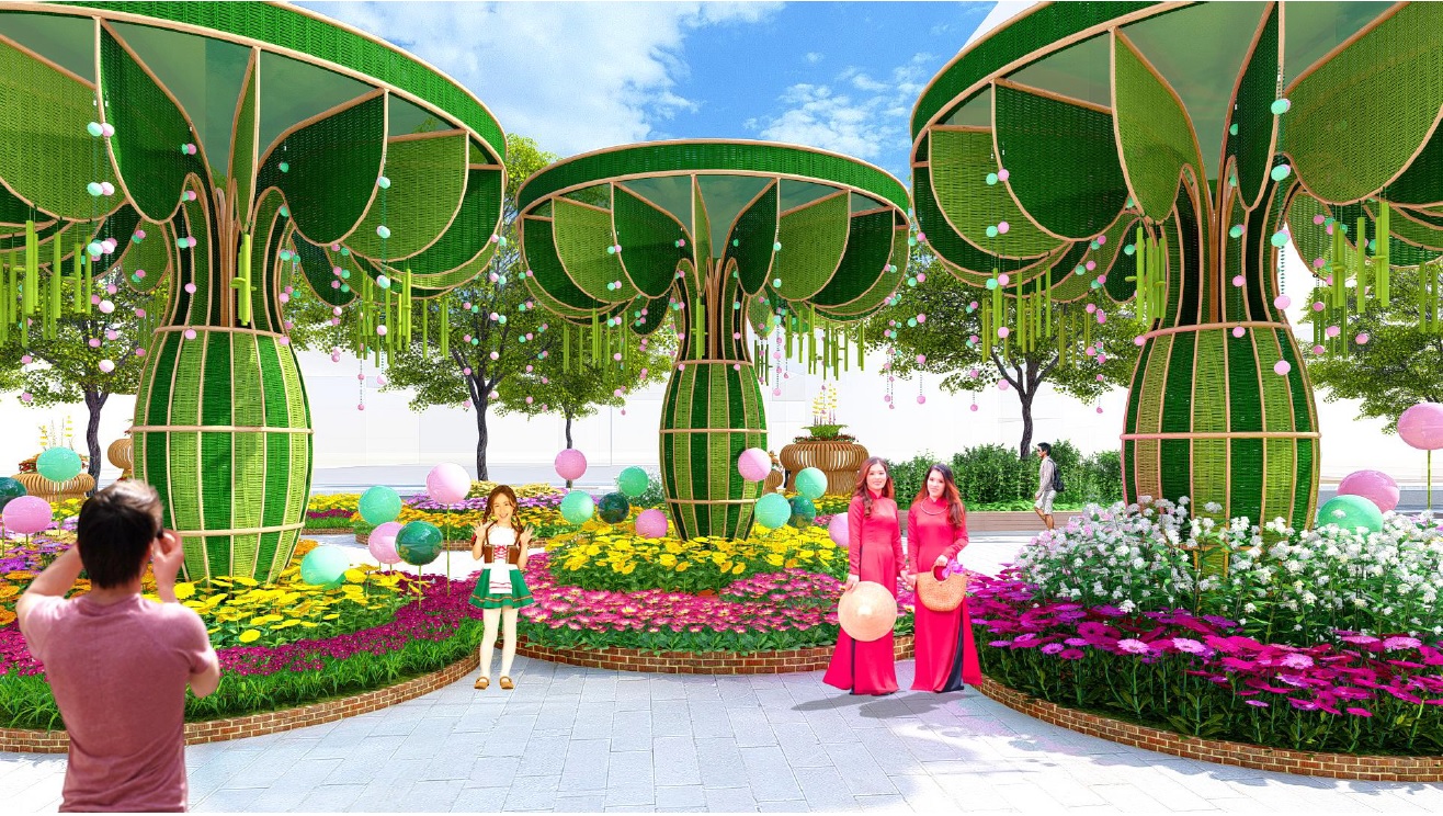 Đường hoa Nguyễn Huệ 2025: Linh vật Đường hoa Nguyễn Huệ 2025: Linh vật