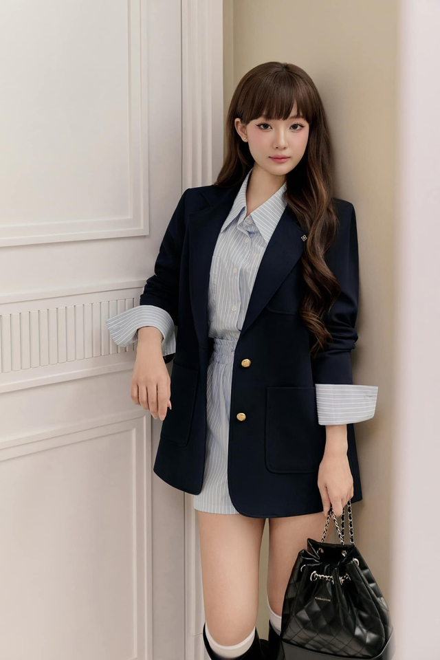 Mặc đẹp như các It Girl với cách biến tấu cùng quần shorts- Ảnh 2. Mặc đẹp như các It Girl với cách biến tấu cùng quần shorts- Ảnh 2.
