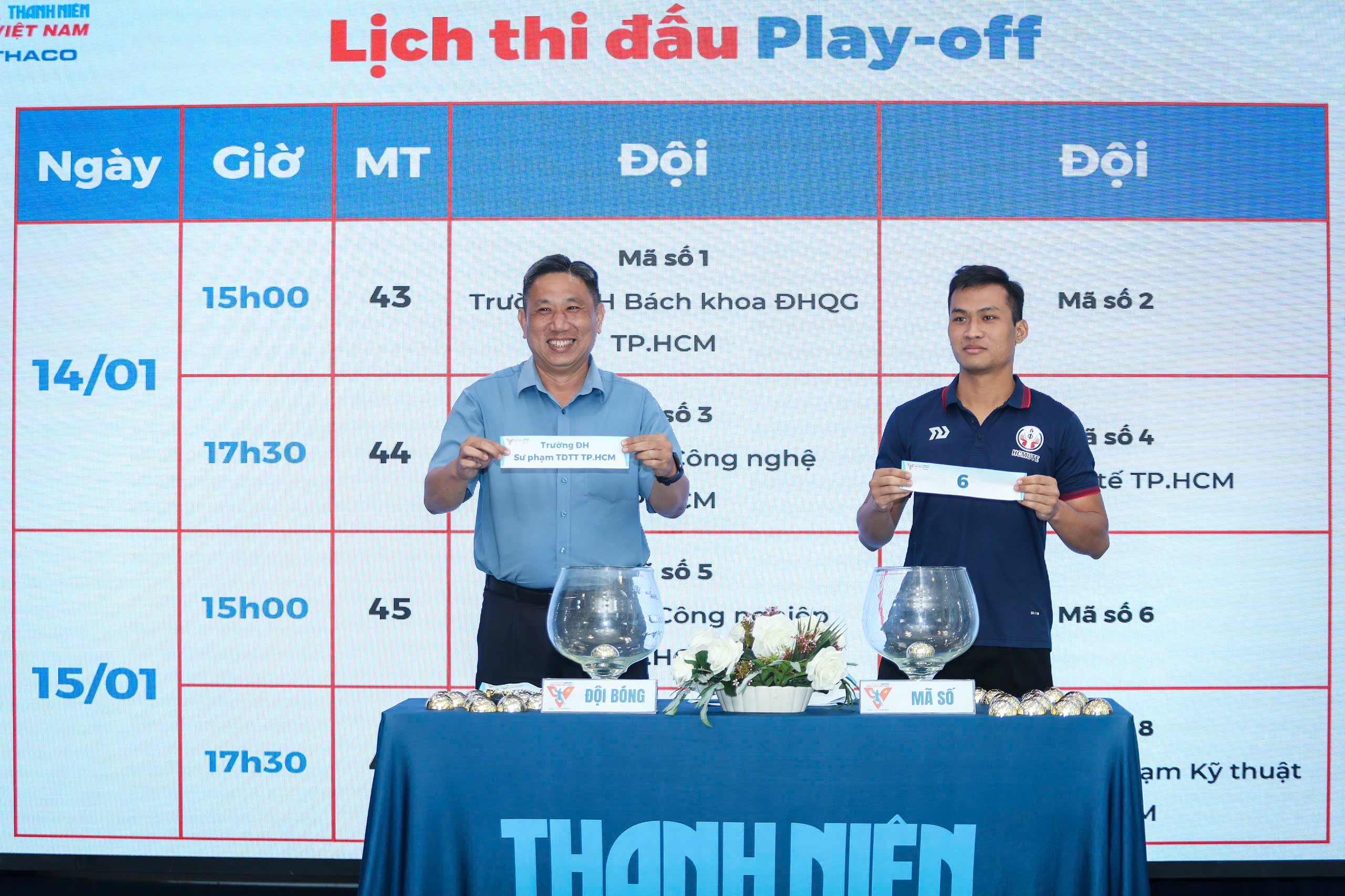 Kết quả bốc thăm play-off vòng loại khu vực TP.HCM: Thách thức cho đương kim vô địch- Ảnh 3. Kết quả bốc thăm play-off vòng loại khu vực TP.HCM: Thách thức cho đương kim vô địch- Ảnh 3.