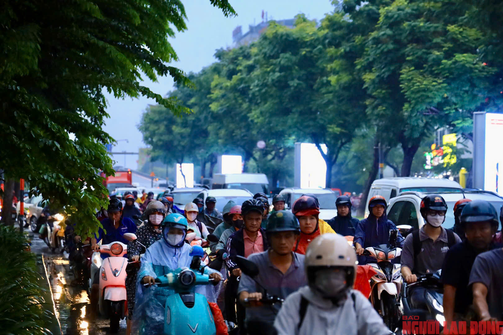 Cơn mưa giờ tan tầm khiến tuyến giao thông sân bay Tân Sơn Nhất Cơn mưa giờ tan tầm khiến tuyến giao thông sân bay Tân Sơn Nhất