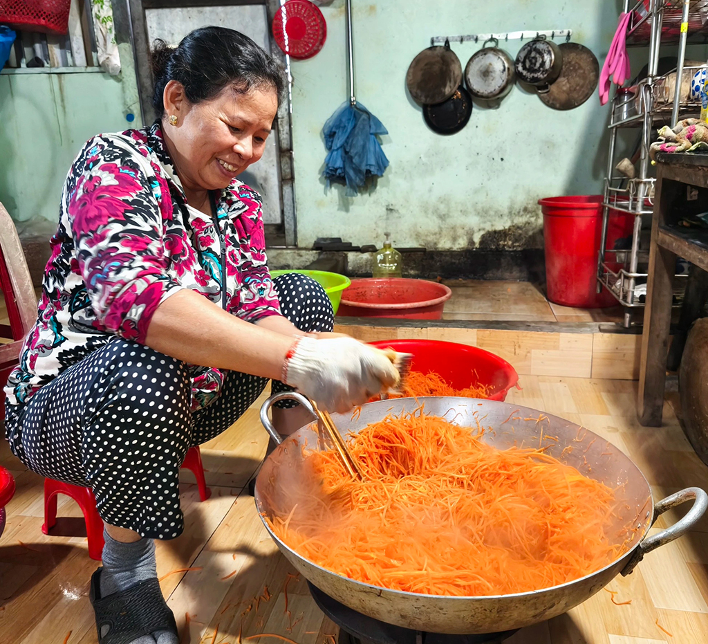 Giữ hương tết xưa: Giòn thơm khô nổ Vĩnh An- Ảnh 4. Giữ hương tết xưa: Giòn thơm khô nổ Vĩnh An- Ảnh 4.