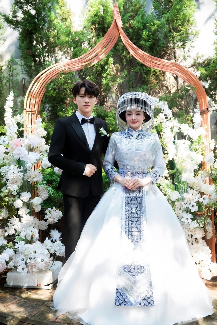Ảnh cưới cô dâu Nùng xinh đẹp và chú rể Mông 'tổng tài' gây sốt mạng - Ảnh 7. Ảnh cưới cô dâu Nùng xinh đẹp và chú rể Mông 'tổng tài' gây sốt mạng - Ảnh 7.