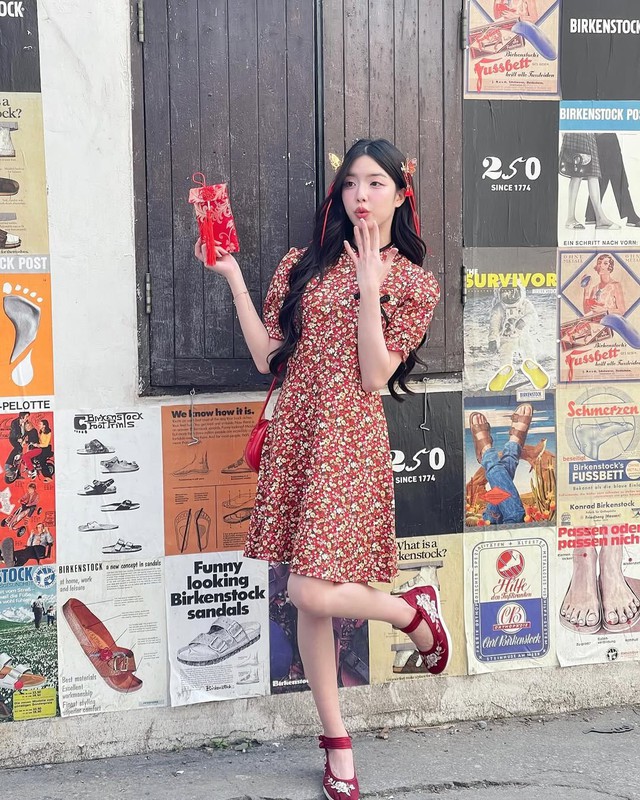 Đắm mình trong không khí mùa xuân với chiếc váy hoa- Ảnh 5. Đắm mình trong không khí mùa xuân với chiếc váy hoa- Ảnh 5.