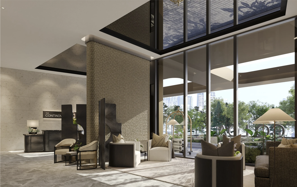 Ấn tượng thiết kế kiến trúc bộ đôi tòa tháp The Continental - 4 Ấn tượng thiết kế kiến trúc bộ đôi tòa tháp The Continental - 4