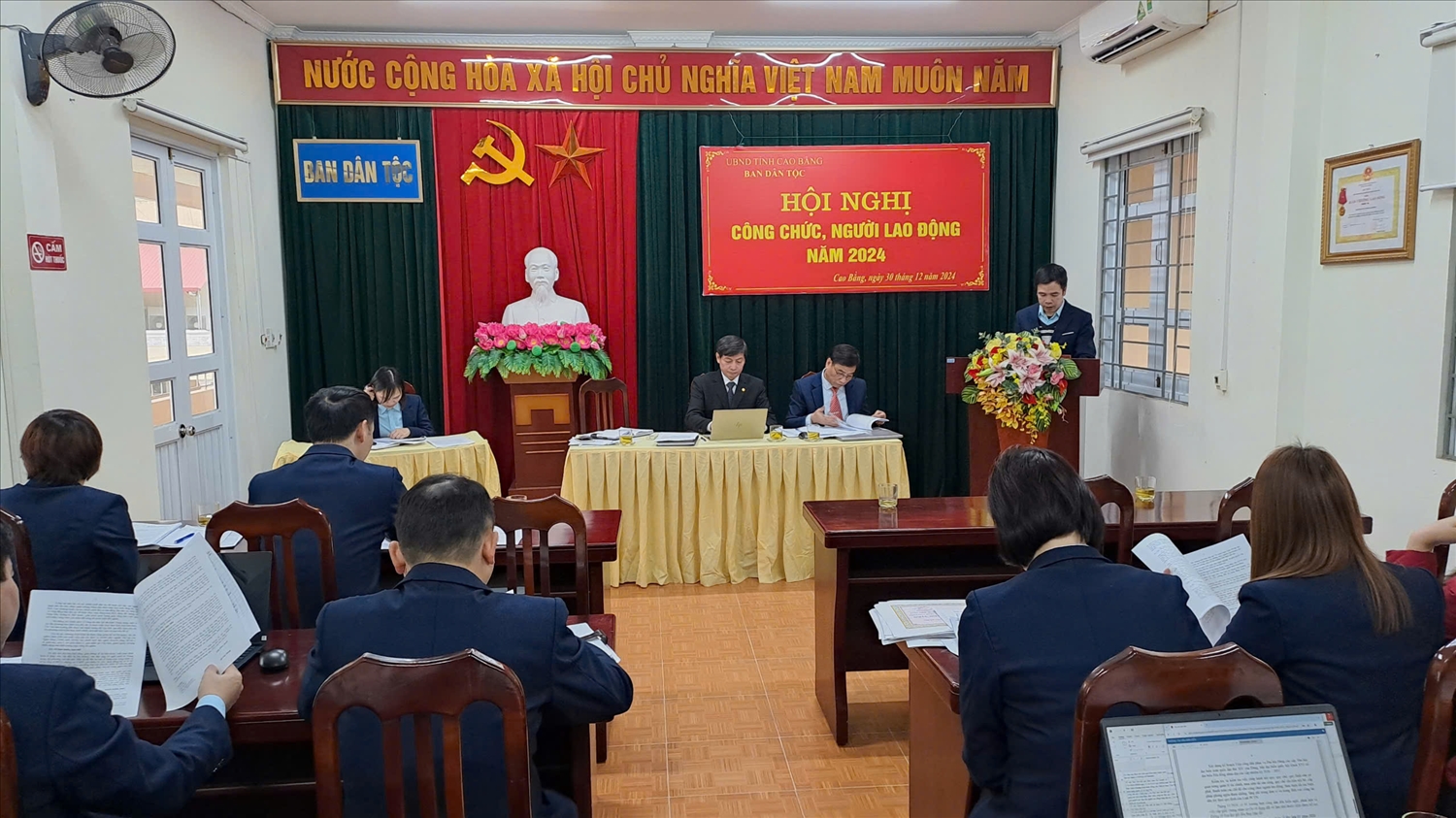 (Ban Chuyên đề) Ban Dân tộc tỉnh Cao Bằng: Tổ chức Hội nghị công chức năm 2024 (Ban Chuyên đề) Ban Dân tộc tỉnh Cao Bằng: Tổ chức Hội nghị công chức năm 2024