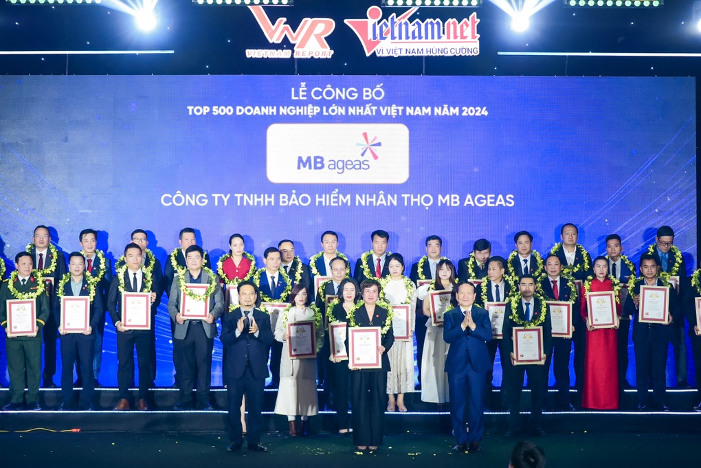 Bảo hiểm Nhân thọ MB Ageas Life vào Top 500 doanh nghiệp lớn nhất Việt Nam 2024 - 1 Bảo hiểm Nhân thọ MB Ageas Life vào Top 500 doanh nghiệp lớn nhất Việt Nam 2024 - 1
