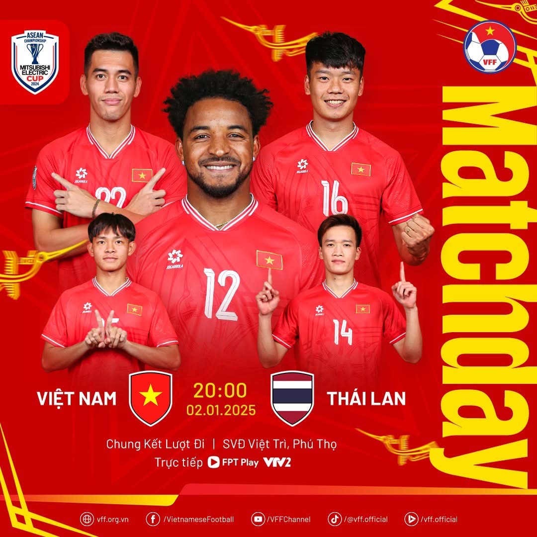 Đội tuyển Việt Nam được thưởng 2 tỉ đồng nếu thắng Thái Lan chung kết lượt đi- Ảnh 1. Đội tuyển Việt Nam được thưởng 2 tỉ đồng nếu thắng Thái Lan chung kết lượt đi- Ảnh 1.