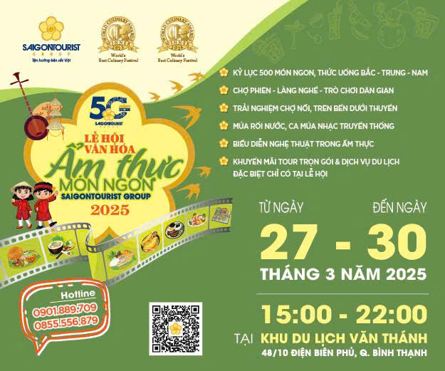 Lễ hội Văn hóa ẩm thực, Món ngon Saigontourist Group luôn tạo hấp dẫn và gây bất ngờ thú vị Lễ hội Văn hóa ẩm thực, Món ngon Saigontourist Group luôn tạo hấp dẫn và gây bất ngờ thú vị