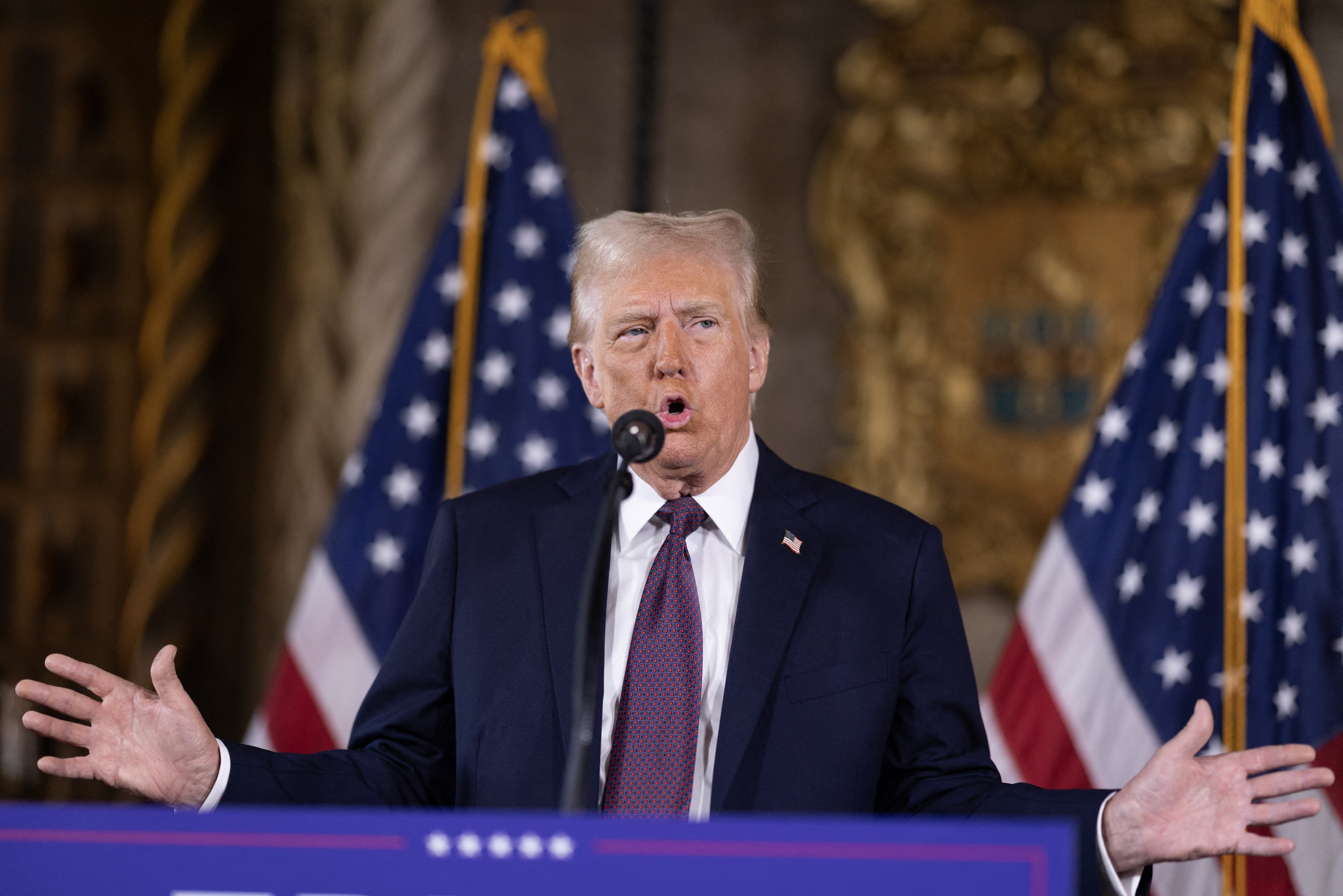 Ông Trump muốn các thành viên NATO tăng chi tiêu quốc phòng lên 5% GDP- Ảnh 1. Ông Trump muốn các thành viên NATO tăng chi tiêu quốc phòng lên 5% GDP- Ảnh 1.