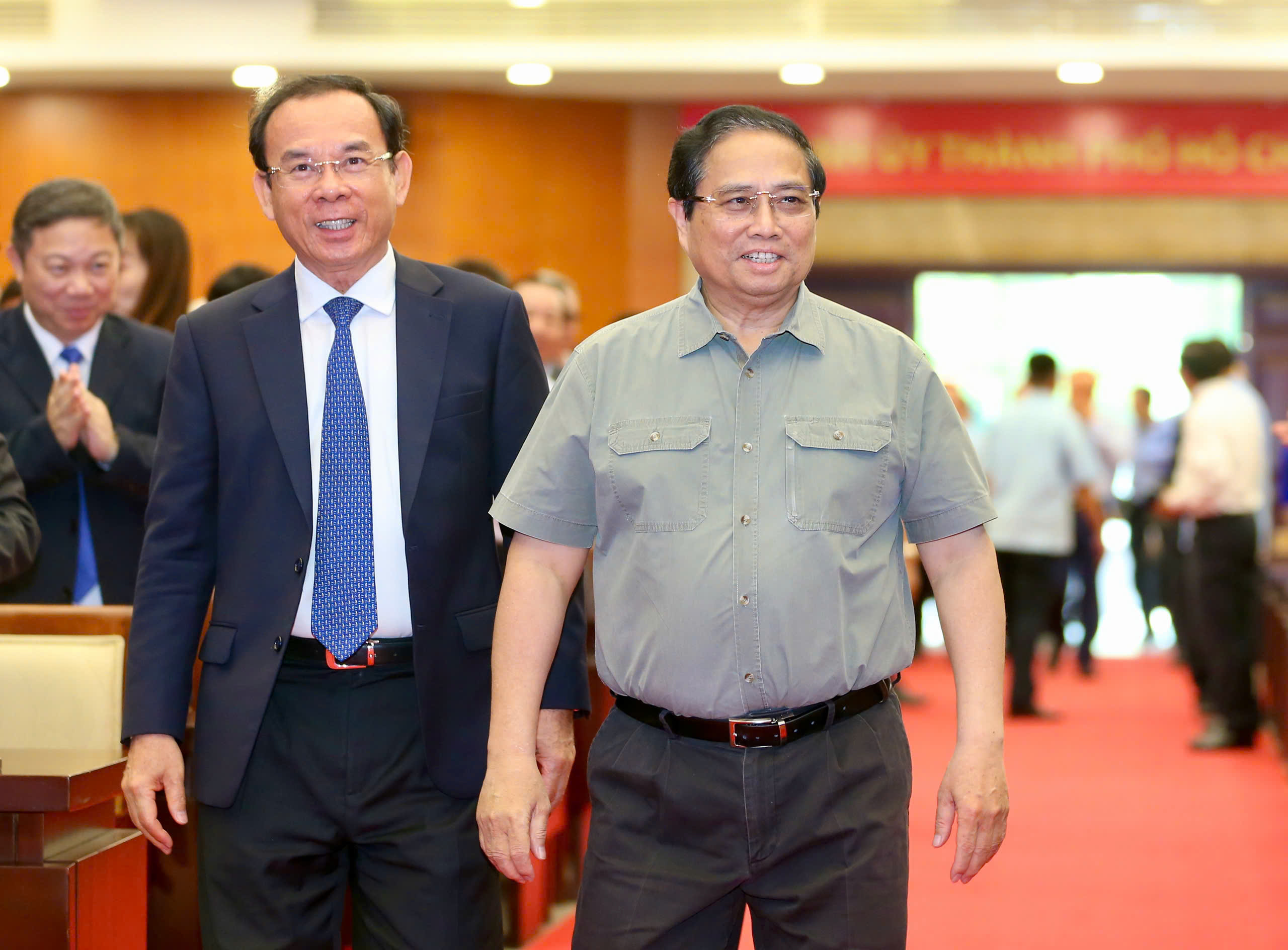 Thủ tướng Phạm Minh Chính dự công bố Quy hoạch TP HCM- Ảnh 1. Thủ tướng Phạm Minh Chính dự công bố Quy hoạch TP HCM- Ảnh 1.