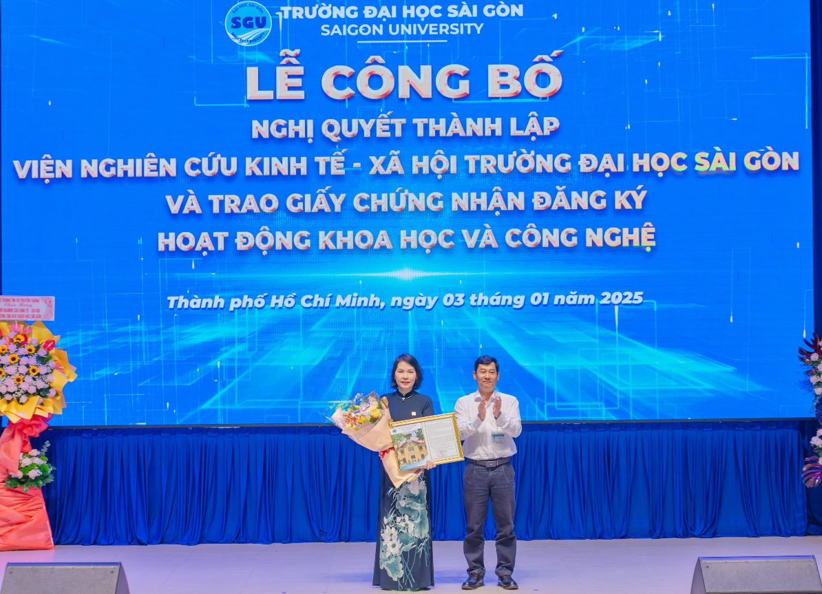 Trường ĐH Sài Gòn thành lập Viện Nghiên cứu kinh tế - xã hội- Ảnh 1. Trường ĐH Sài Gòn thành lập Viện Nghiên cứu kinh tế - xã hội- Ảnh 1.