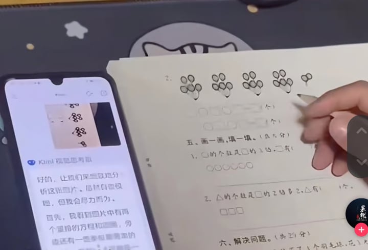 Vợ nổi đóa khi bắt quả tang chồng sai AI kèm con học, còn mình chơi điện thoại - Ảnh 2. Vợ nổi đóa khi bắt quả tang chồng sai AI kèm con học, còn mình chơi điện thoại - Ảnh 2.
