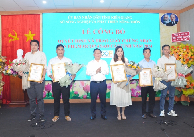 Kiên Giang có 13 sản phẩm được công nhận và nâng hạng sản phẩm OCOP - Vietnam.vn Kiên Giang có 13 sản phẩm được công nhận và nâng hạng sản phẩm OCOP
