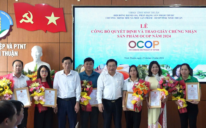 Ninh Thuận: Thêm 84 sản phẩm được công nhận OCOP - Vietnam.vn Ninh Thuận: Thêm 84 sản phẩm được công nhận OCOP