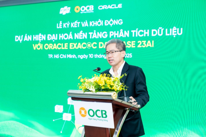 OCB tiên phong ứng dụng giải pháp dữ liệu số Oracle Exadata Cloud at Customer tại Việt Nam OCB tiên phong ứng dụng giải pháp dữ liệu số Oracle Exadata Cloud at Customer tại Việt Nam