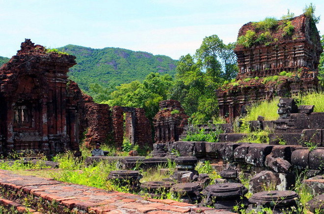Khu di tích Đền tháp Mỹ Sơn được UNESCO công nhận là Di sản Văn hóa Thế giới. (Ảnh: Thế Duyệt/TTXVN) Quảng Nam nghiên cứu công nghệ cao để bảo tồn di tích Chăm ảnh 1